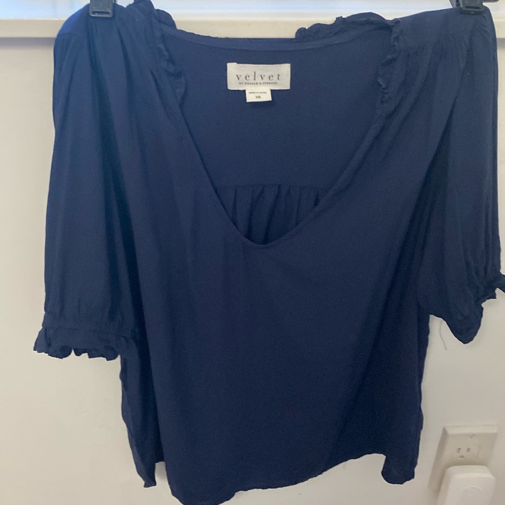 Velvet brand short sleeve blouse